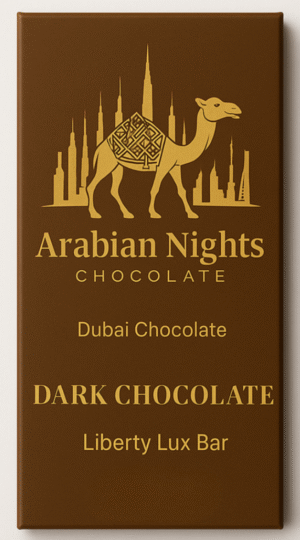Liberty Lux Dark Chocolate Bar 4.8oz.