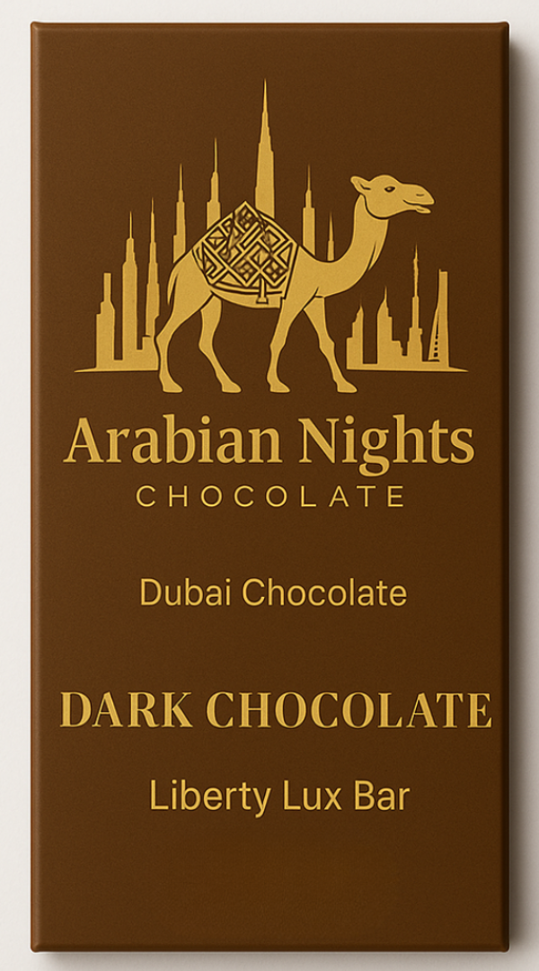 Liberty Lux Dark Chocolate Bar 4.8oz.